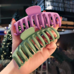 juukseklamber emane Suur klambriga peakate k&otilde;rge hobusesaba juuksed p&uuml;&uuml;da juuste aksessuaarid1 lilla