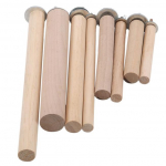 Papagoi lemmiklooma puidust rippuv alus, m&auml;nguasja papagoi oksad linnupuuri jaoks One size puidust pruuni v&auml;rvi