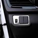Roostevaba teras Hyundai Solaris 2 2017 tarvikud Auto esituled valguse reguleerimine l&uuml;liti paneeli katte trimmi stiil