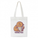 Ostekott Cute Panda Sloth Print Naiste vabaaja l&otilde;uendist ostukott Kandekott Suure mahutavusega &ouml;ko-kasutav &otilde;lakott k&auml;ekott 24*26cm