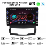 SsangYong Korando 2010-2013 jaoks koos nupunupuga Android autoraadio multimeediumipleier Navigatsioon stereo GPS 2 Din Carplay 2+32GB 2+32GB
