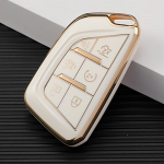 6 nupuga UUS TPU autov&otilde;tme &uuml;mbrise kaane kate Cadillac CT4 CT5 CT4-V C8 Corvette 2018 2019 2020 2021 tarvikud Key Case valge