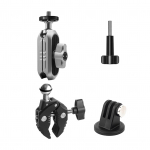 Kaamera kinnitused klambrikinnitusega jalgratta juhtraua adapteri kinnitus alumiiniumsulamist 1,5 kg kandev&otilde;imega without phone clip h&otilde;be