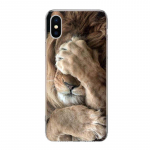 Lion Alpha Male Cub kaanega telefoni&uuml;mbris iPhone'ile 11 12 13 Pro Max 6 X 8 6S 7 Plus XS + XR 5S SE Art Kohandatud Coque Capa Shell Iphone 5 5s