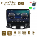 Androidi autoraadio Lada X Ray Xray 2015&ndash;2019 jaoks koos nupunupuga 10-tolline multimeediumipleier, navigeerimisseade, GPS Carplay 2+32 GB