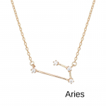 Kerged luksuslikud ehted S925 Sterling Silver Starry Sky kaelakee Ins Twelve 12 Constellation kaelakee naiste rangluu kett