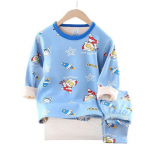 Talvised soojad multifilmi pidžaamakomplektid poistele, lapsed, pidžaamad, kost&uuml;&uuml;mid, v&auml;ikelaste magamisriided, s&uuml;gisriided 90cm sinine