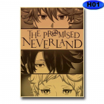 HD prinditud pilt Retro j&otilde;upaberist anime plakat Promised Neverland plakatid seinakleebis elutuba kodubaari kohviku sisustus 30x21cm