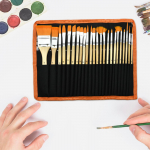 24x pintslite komplekt akr&uuml;&uuml;lmaalipintslite jaoks, pintslite komplekt n&auml;ole