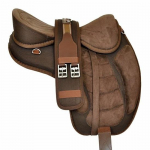 Pruun Treeless Freemax s&uuml;nteetiline Horse Tack sadul + v&ouml;&ouml;, k&otilde;ik suurused hobusele 12" pruun