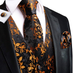 Hi-Tie Tuxedo vest meestele, &uuml;likond, vest kaelaside, taskur&auml;tik, mansetin&ouml;&ouml;bid pulma&auml;ri jaoks 2XL