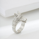 Arctic Wolfi titaanist terass&otilde;rmus meeste domineeriv Arctic Wolfi roostevabast terasest s&otilde;rmus One size fits all