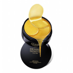 60 tk Gold kollageeni silmamask Eemaldab tumedad silmaalused valgendav pinguldav unemask Niisutav silmapadi Black