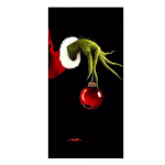 Rippuvad j&otilde;ulukaunistused Grinch Xmas Door Cover B&auml;nner