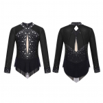 T&uuml;drukud s&auml;delevad kividega trikoo, v&auml;rvi plokk, l&auml;bipaistev v&otilde;rk, lapiline seelikuga keha, tantsuline iluuisutamine, v&otilde;imlemine, trikoo kleit 13-14 Years must