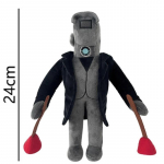 30style Skibidi WC Palus m&auml;nguasi teler mees pl&uuml;&uuml;s multikas skibidi dop jah jah plush nukukleebised j&otilde;ulus&uuml;nnip&auml;eva kingitus lastele pruun