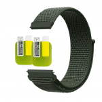 22 mm nailonist aasa rihm COLMI C81 P71 P68 P60 nutikella asendusk&auml;ev&otilde;ru spordikellarihma Correa jaoks COLMI P68 P60 rihma jaoks Colmi C81 armee roheline v&auml;rv