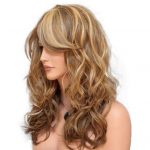 Naiste k&uuml;ljelt p&uuml;hitud tukk, lokkis, pikk, t&auml;ispidulik juuksel&otilde;ik, parukas Cosplay