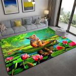 Leopard Tiger Lion Cat libisemiskindlad vaibad Suured mativaibad elutuppa Mugavad vaibad Pehme p&otilde;randamati vaibad magamistoas 120x160cm