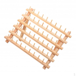 60 Spool Thread Rack for Sewing Quilting Embroidery threads Mini Cones - Can Be Painted or Stained