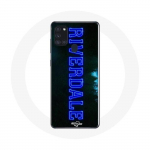Samsung Galaxy A21S &uuml;mbris Riverdale'i seeria logo sinine