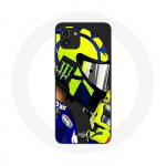 Coque pour Samsung Galaxy A03 Valentino Rossi Pilote de vitesse champion du monde Motogp