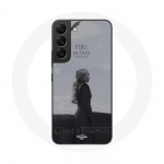 Coque pour Samsung Galaxy S21 FE Game of Thrones Saison 8 Daenerys Targaryen feu et sang Le Tr&ocirc;ne de