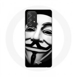 &Uuml;mbris Samsung Galaxy A52 We Are Legion Anonymous Mask jaoks