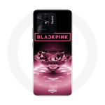 Coque pour Xiaomi Redmi 10C Wallpaper diamante Blackpink Kpop Logo Rose - Maniacase