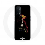 Coque pour Oppo A74 5G One Piece Manga Anime Luffy Fond Noir - Maniacase