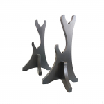 Split Sword Display Stand L&uuml;hike Rack Aksessuaarid Puidust Tanto Hoidja &uuml;mbris jaoks S and 1 Layer