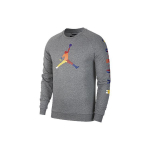Air Jordan Sport Vabaaja Kootud &Uuml;mmarguse Kaelusega Korvpalli Dressipluus Pullover Meeste Dressipluus Hall CQ7593-091 L