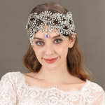 1 tk Retro Bling Bling Rhinestone dekoratiivne ripats peapael Elegantne juuste aksessuaarid naistele ja t&uuml;drukutele 9*35.5