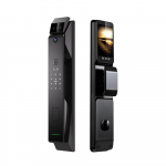 WAFU nutikas lukk kaameraga 3D n&auml;otuvastusega v&otilde;tmeta sissep&auml;&auml;su ukse luku k&auml;epide alumiiniumsulamist must