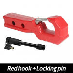 Forged solid trailer hook,2-inch square mouth connection,Quick insertion of scorpion tail hook,Off road towing accessories