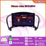 Androidi autoraadio Carplay jaoks Nissan Juke 2010-2014 Multimeedia videopleier GPS-navigatsioon WIFI 2+32GB 2+32GB