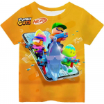 Stumble Guys M&auml;ng 3D Prinditud Laste T-s&auml;rk Laste R&otilde;ivad 3 kuni 12 aastastele Tees Vabaaja Topid R&otilde;ivad T&uuml;drukutele Poistele T-s&auml;rk 2024 150