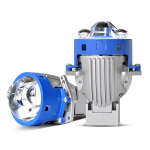 Double-eye 70W high-power fish-eye lamp 3-inch double direct laser lens Car LED headlight bi-focal lens