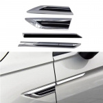4 tk / komplekt auto k&uuml;lgmise tiiva poritiiba embleemi kleebised VW Tiguan Mk2 2016-2018 lehtede dekoratiivkleebis