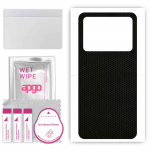 apgo Protective Skin Sticker for the back compatible with Umidigi A15, Wrap Film, Foil, Vinyl - Pattern Matrix