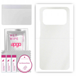 apgo Protective Skin Sticker for the back compatible with Xiaomi Mi 11 Ultra, Wrap Film, Foil, Vinyl - Pattern Matte Transparent