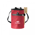 Magneesiumipulbri hoiukott Ronimis kriidikott harjaga boulderingi, t&otilde;stmise jaoks must