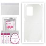 apgo Protective Skin Sticker for the back+sides compatible with OnePlus Nord CE 2 Lite, Full Wrap Film, Foil, Vinyl - Pattern Matte Transparent