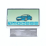 Venemaa A61 LCD-ekraan, painduv kaabel A61 kaugjuhtimispuldi LCD-ekraan Venemaa kahesuunaline alarm A61 LCD Display