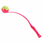 1Komplekt Lemmikloomakoera m&auml;nguasi Lemmiklooma viskamiskii ja koera treenimise m&auml;nguasja palliheitja &otilde;uekoera purihammaste m&auml;nguasja kutsika m&auml;nguasjad koera tarvikud Pink with ball