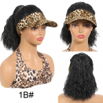 Leopardimustriline t&uuml;hi silindriga parukas s&uuml;nteetiline parukas naiste parukas parukas kuumakindel lihtne kanda igap&auml;evaseks kasutamiseks