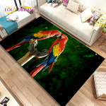 V&auml;rvikas Parrot Macaws Birds Area vaip, vaibavaip kodu elutoa diivani uksematt k&ouml;&ouml;gisisustus, laste libisemiskindel p&otilde;randamatt 40x60cm(15x23in)