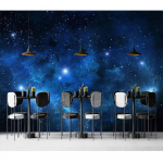 Galaxy Cosmic tapeet lae &ouml;&ouml;taeva jaoks t&auml;htedega udukogu seinatapeet elutoa magamistoa seinapaber 200 cm(W) x 140 cm(H)