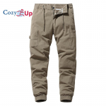 Cozy Up Mens Fashion Athletic Joggers p&uuml;ksid &ndash; dressip&uuml;ksid p&uuml;ksid puuvillased p&uuml;ksid Meeste pikad p&uuml;ksid 29 must