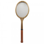 Puidust tennisereketid Retro stiilis tennisereketid Vintage sisekujundusega m&auml;lestuskollektsioon mitmev&auml;rviline